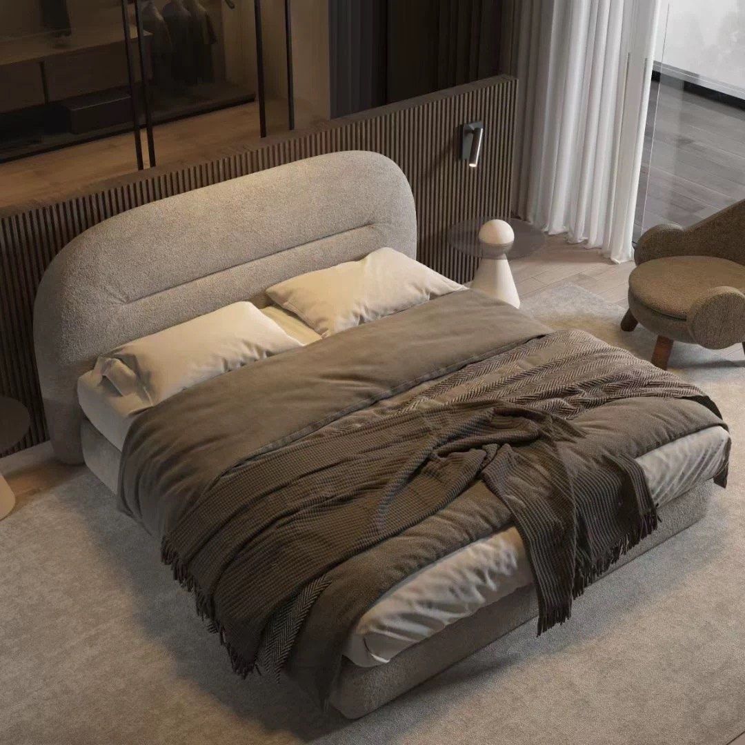 FAITHA Modern Fabric Bedframe - Radical Homes Singapore