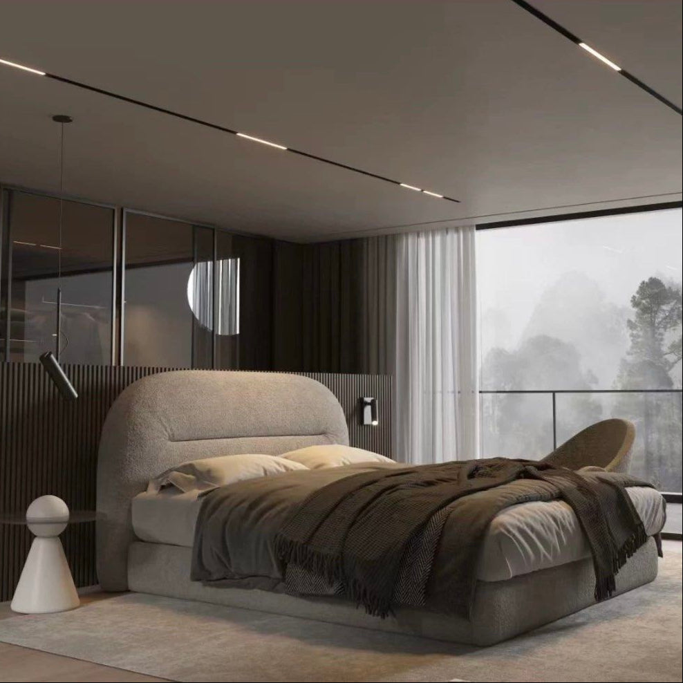 FAITHA Modern Fabric Bedframe - Radical Homes Singapore