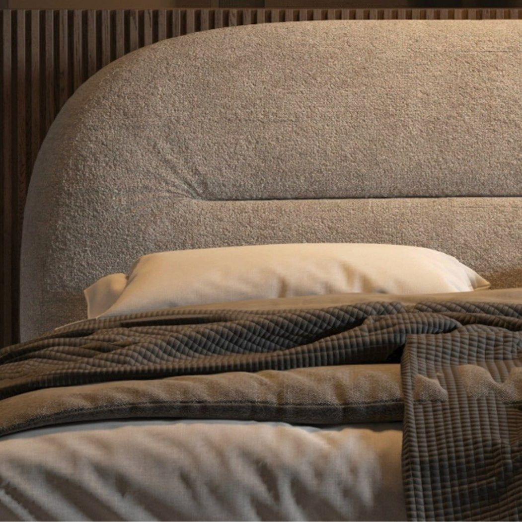 FAITHA Modern Fabric Bedframe - Radical Homes Singapore