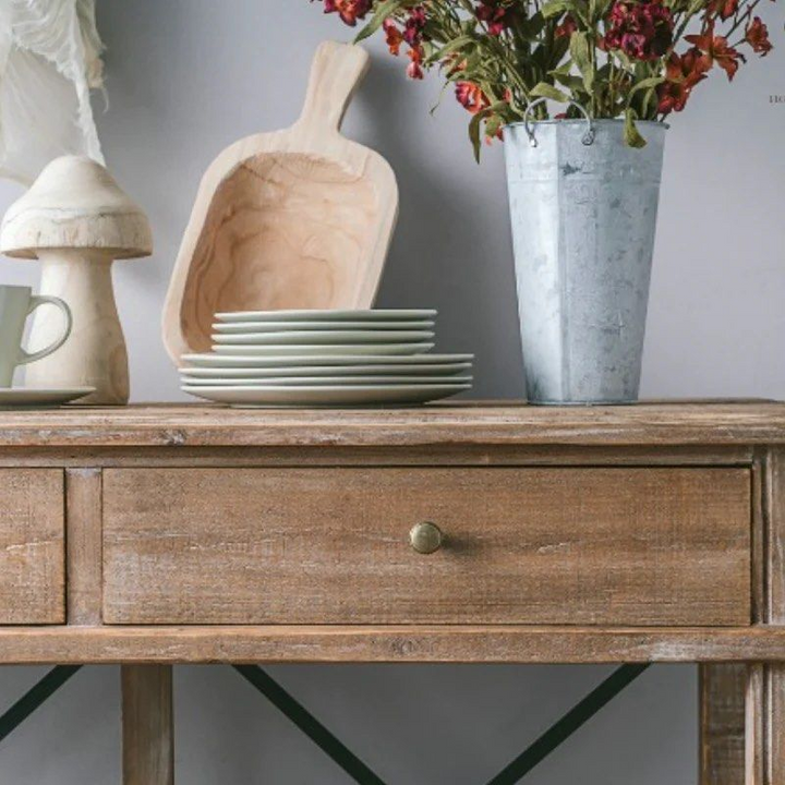 CAELAN Retro Console Table - Radical Homes Singapore