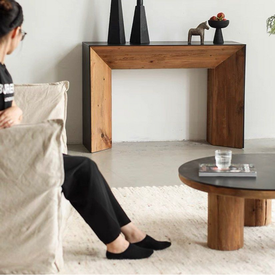 FERALIS Rustic Console Table - Cassa Haus Singapore