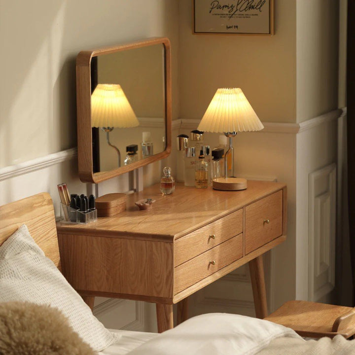 CHLOE Rustic Solid Wood Vanity Table - Radical Homes Singapore