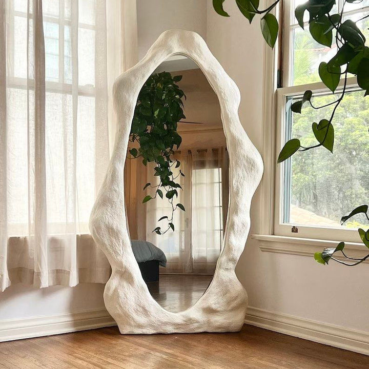 FEATHER Modern Irregular Wall Mirror - Radical Homes Singapore