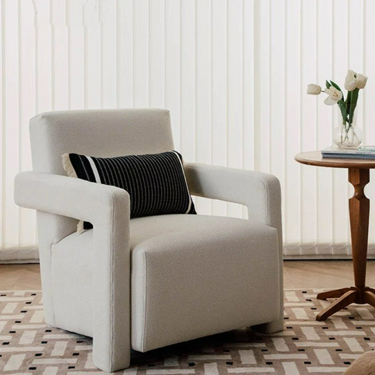 CYRA Classic Boucle Armchair - Cassa Haus Singapore