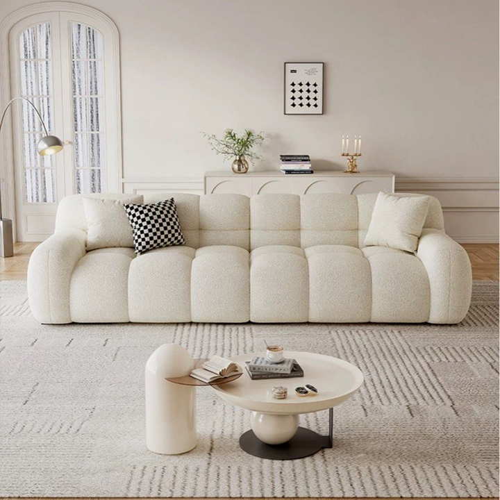 ZENARO Modern Boucle Sofa - Radical Homes Singapore