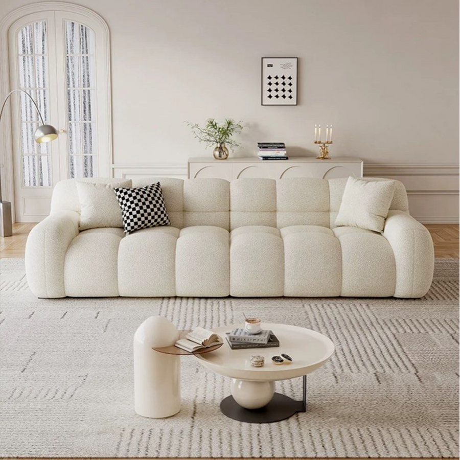 ZENARO Modern Boucle Sofa - Radical Homes Singapore