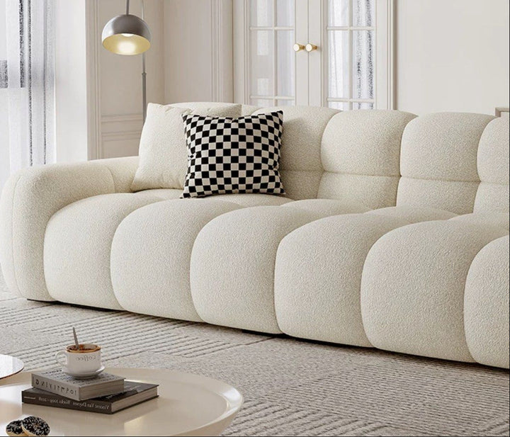 ZENARO Modern Boucle Sofa - Radical Homes Singapore