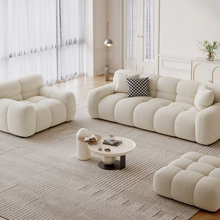ZENARO Modern Boucle Sofa - Radical Homes Singapore
