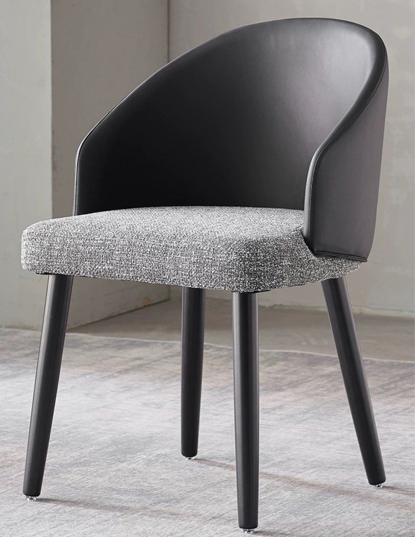 PEMBER Modern Fabric Dining Chair - Radical Homes Singapore