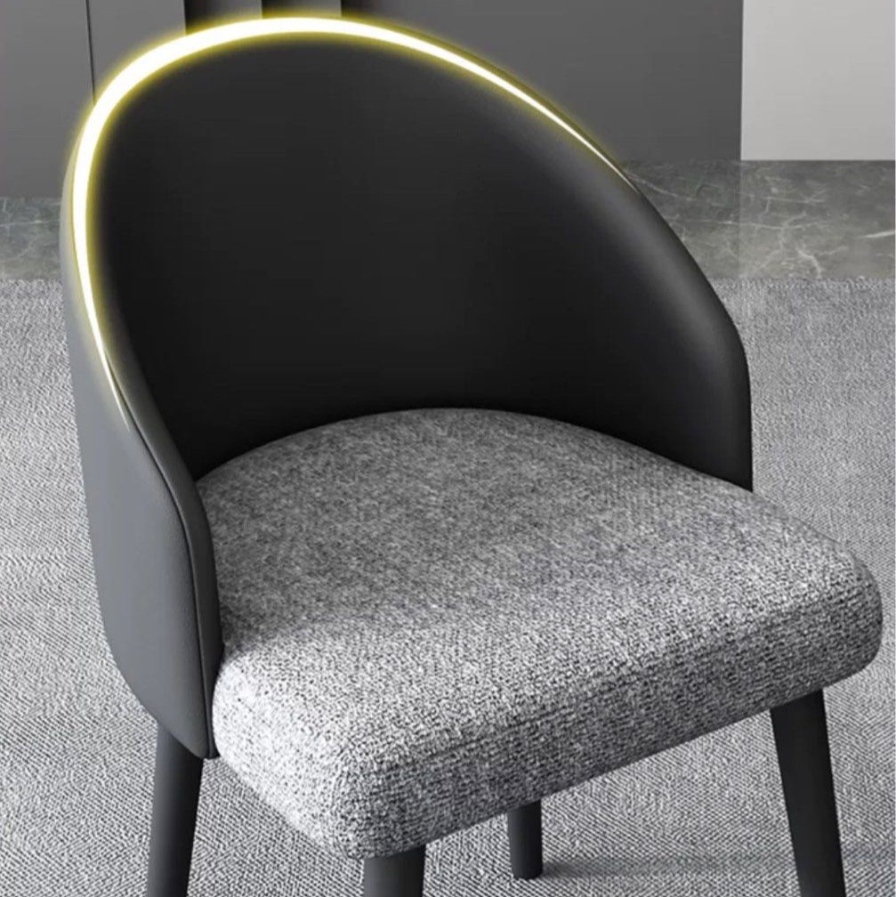 PEMBER Modern Fabric Dining Chair - Radical Homes Singapore