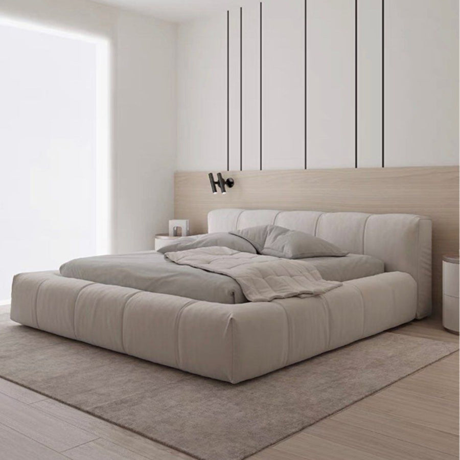 FINSERE Modern Velvet Bedframe - Radical Homes Singapore