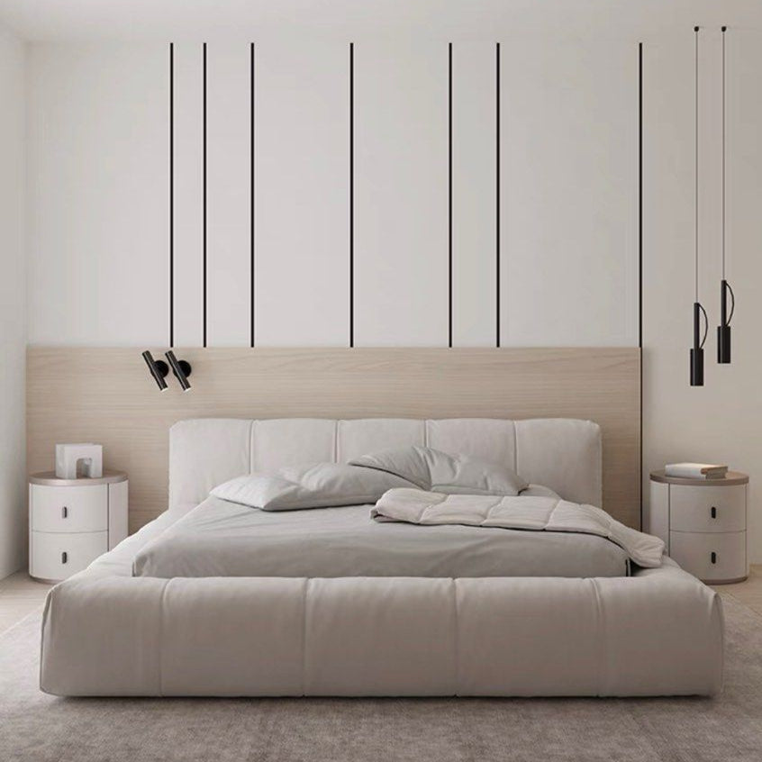 FINSERE Modern Velvet Bedframe - Radical Homes Singapore