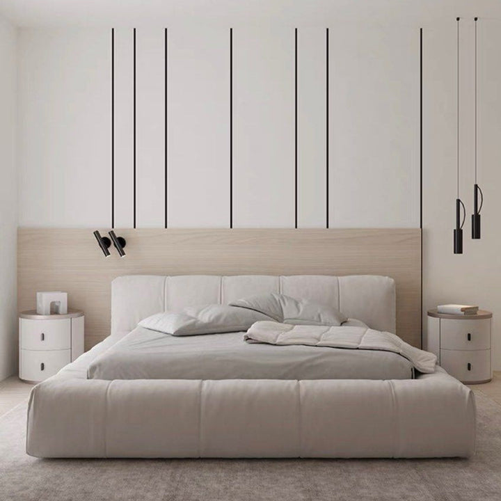 TOVEL Modern Velvet Bedframe - Cassa Haus Singapore