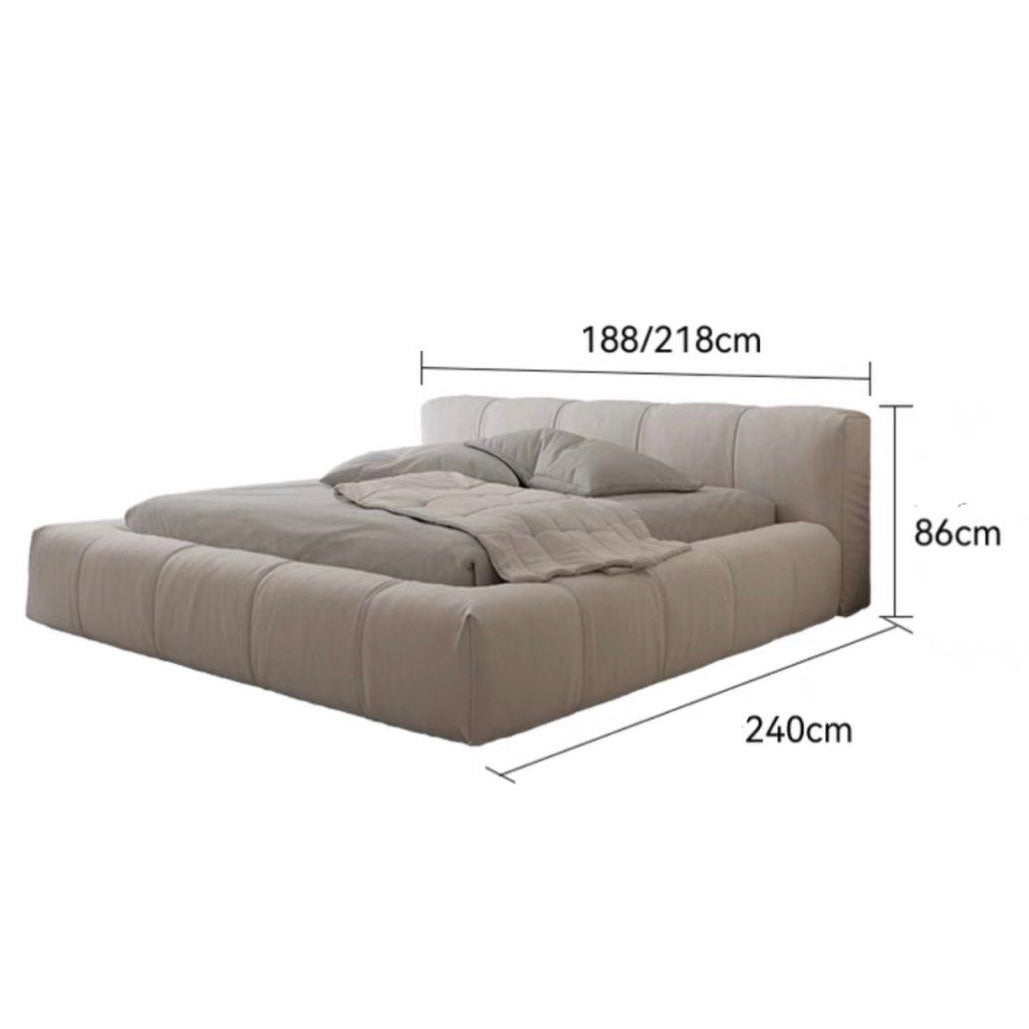 TOVEL Modern Velvet Bedframe - Cassa Haus Singapore