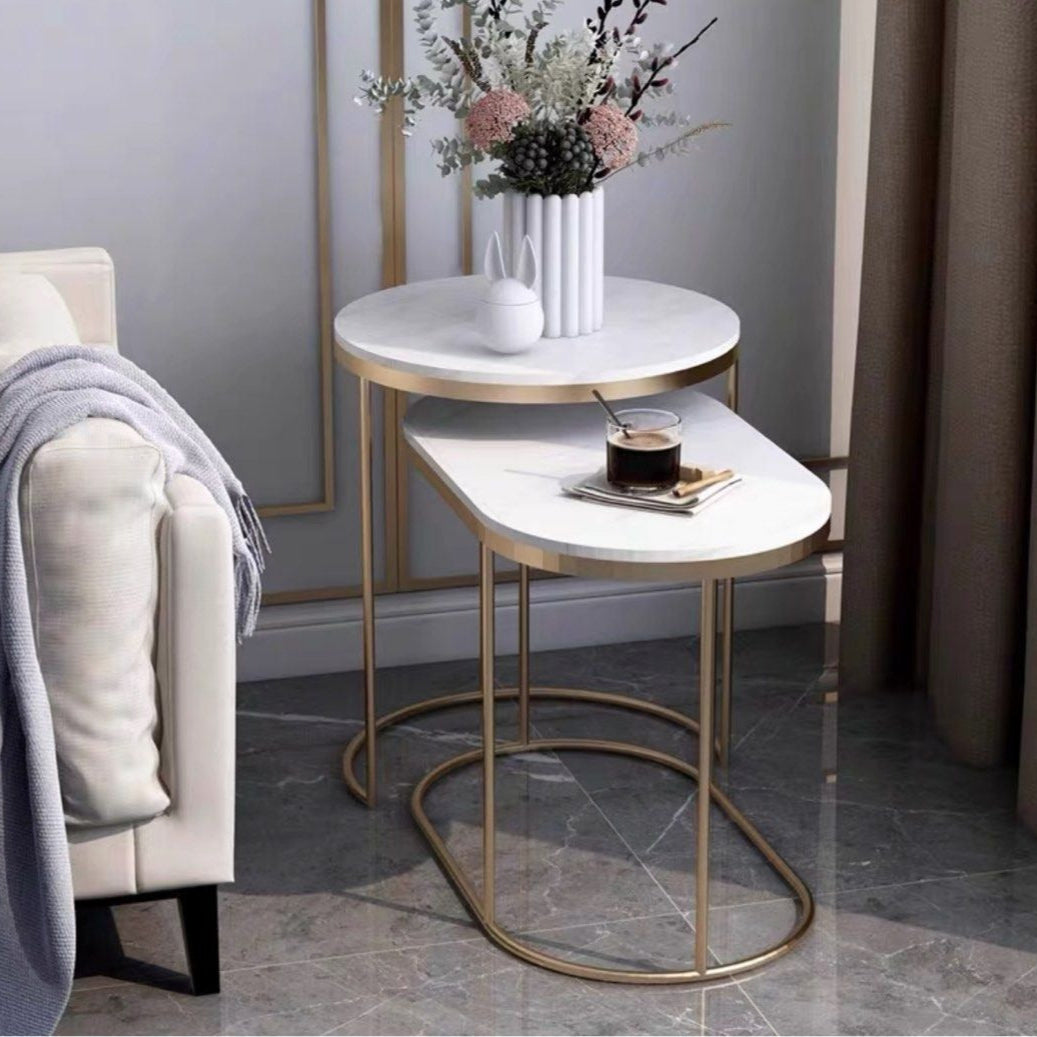 GEHRIG Modern Sintered Stone Nesting Side Tables - Radical Homes Singapore