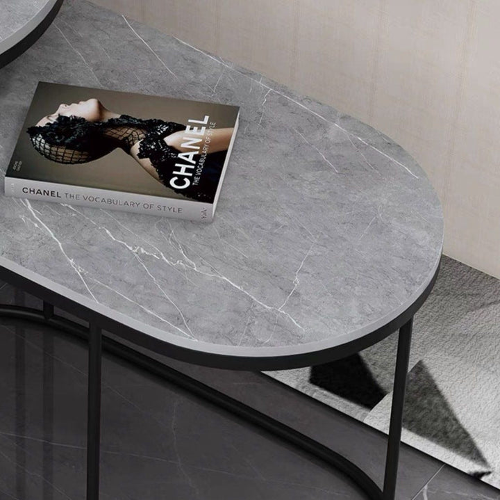 GEHRIG Modern Sintered Stone Nesting Side Tables - Radical Homes Singapore