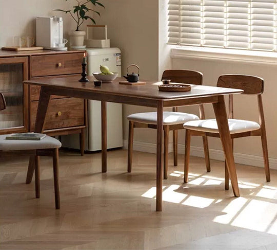 WALNOREX Solid Wood Dining Table - Cassa Haus Singapore