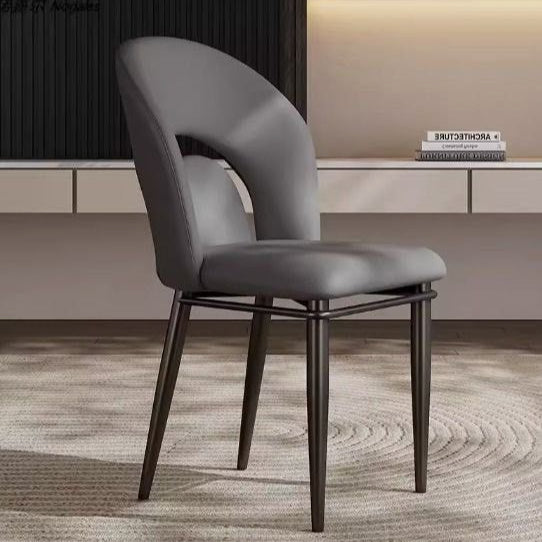 NASO Modern Leather Dining Chair - Radical Homes Singapore