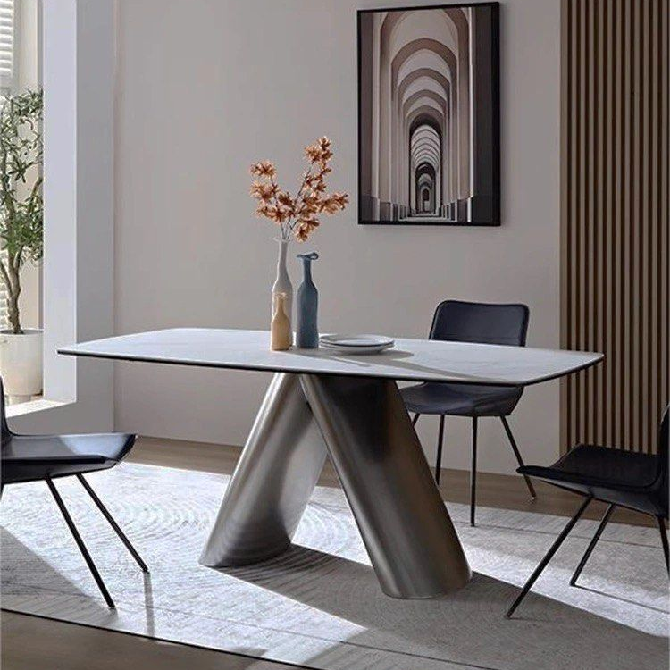 CASSIUS Modern Marble Dining Table - Radical Homes Singapore