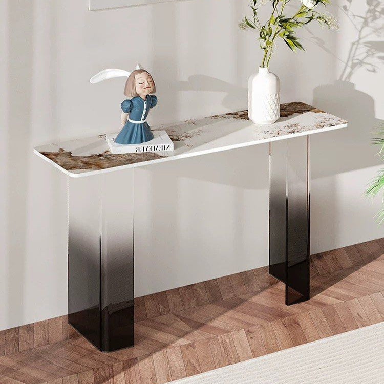 TAMRIN Modern Acrylic Console Table - Radical Homes Singapore