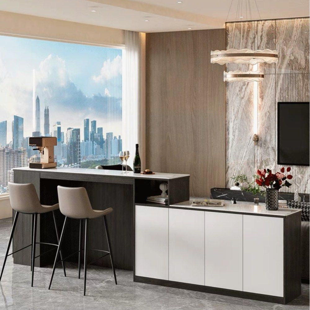 BETRA Modern Sintered Stone Bar Table Cabinet - Radical Homes Singapore