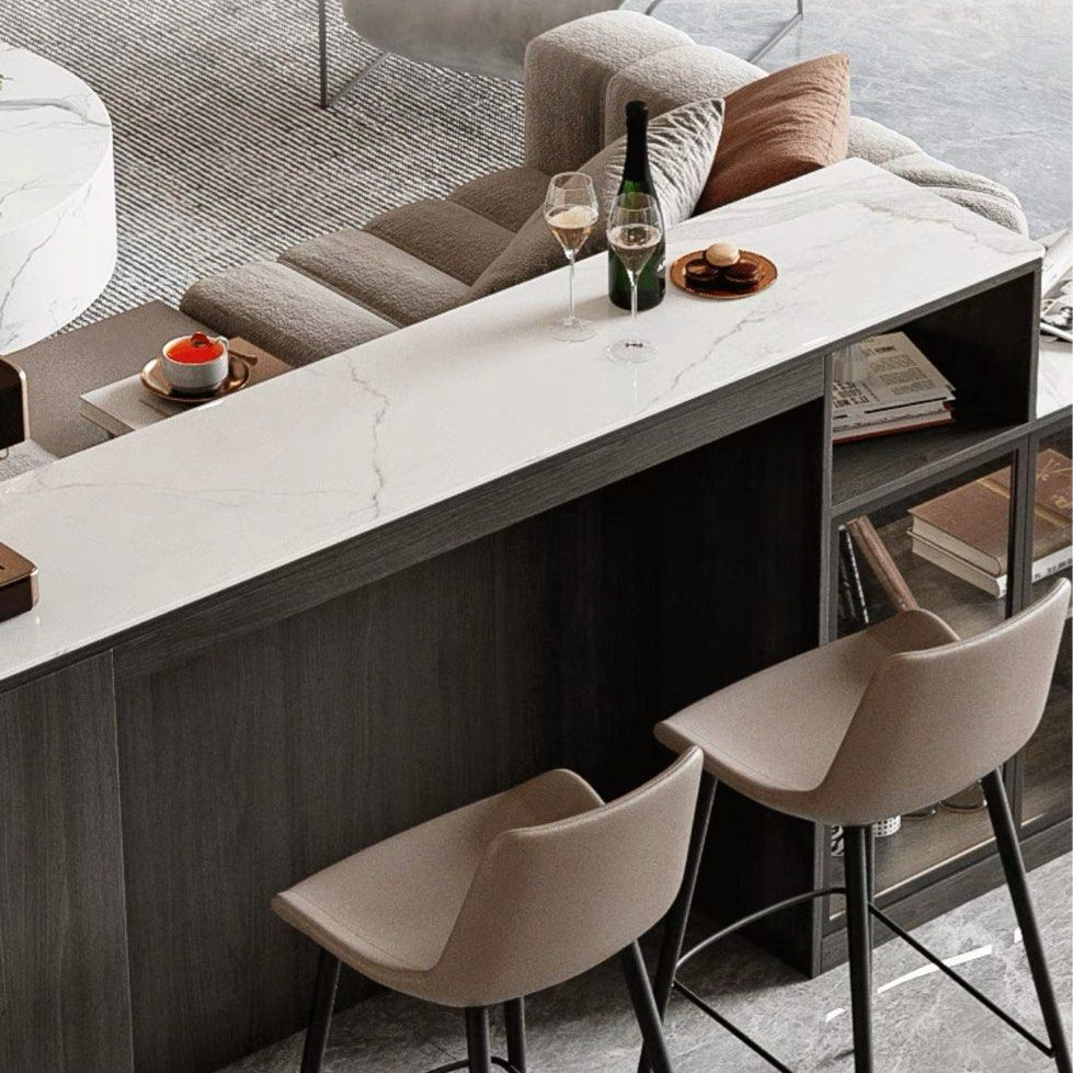 BETRA Modern Sintered Stone Bar Table Cabinet - Radical Homes Singapore
