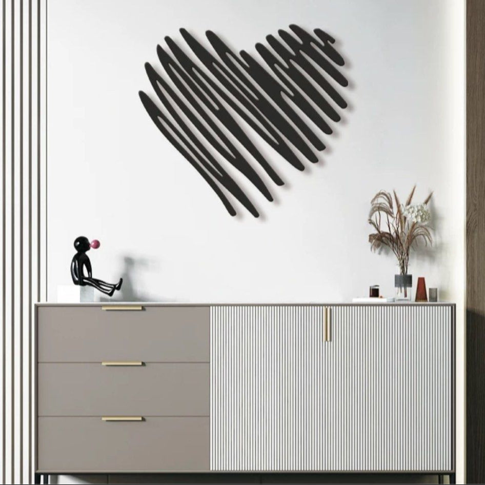 FRANE Modern Heart Sculpture - Radical Homes Singapore