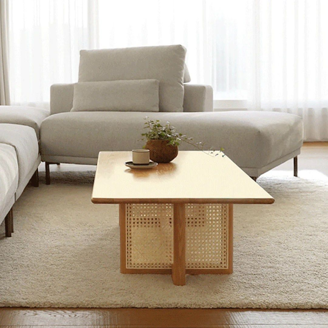 JENKINS Solid Wood Coffee Table - Radical Homes Singapore