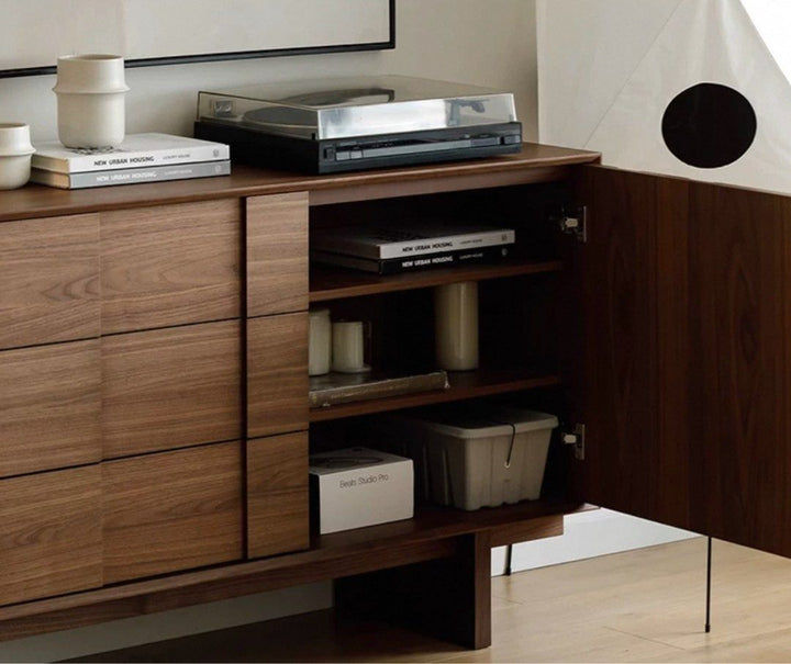 DARISH Modern Solid Wood Sideboard - Radical Homes Singapore