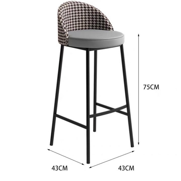 VYRELITH  Modern Bar Stool - Cassa Haus Singapore