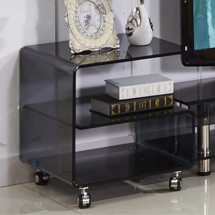 DURDEN Contemporary Glass Side Table - Radical Homes Singapore