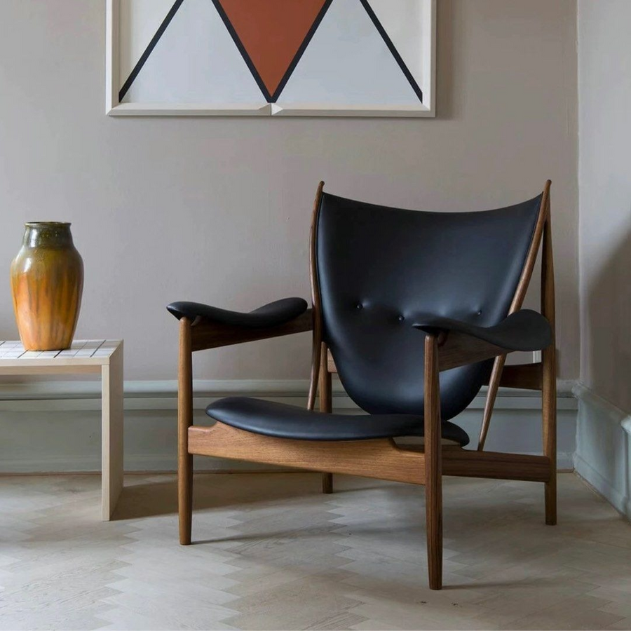LUTHOR Modern Leather Lounge Chair - Radical Homes Singapore