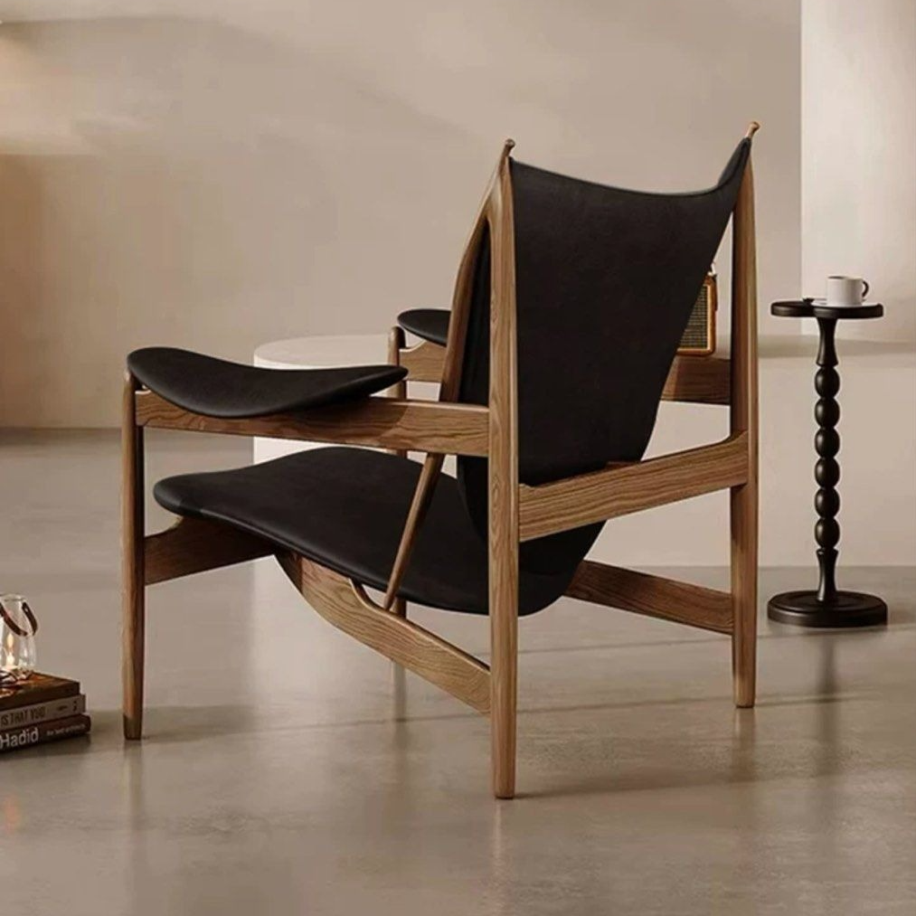 LUTHOR Modern Leather Lounge Chair - Radical Homes Singapore