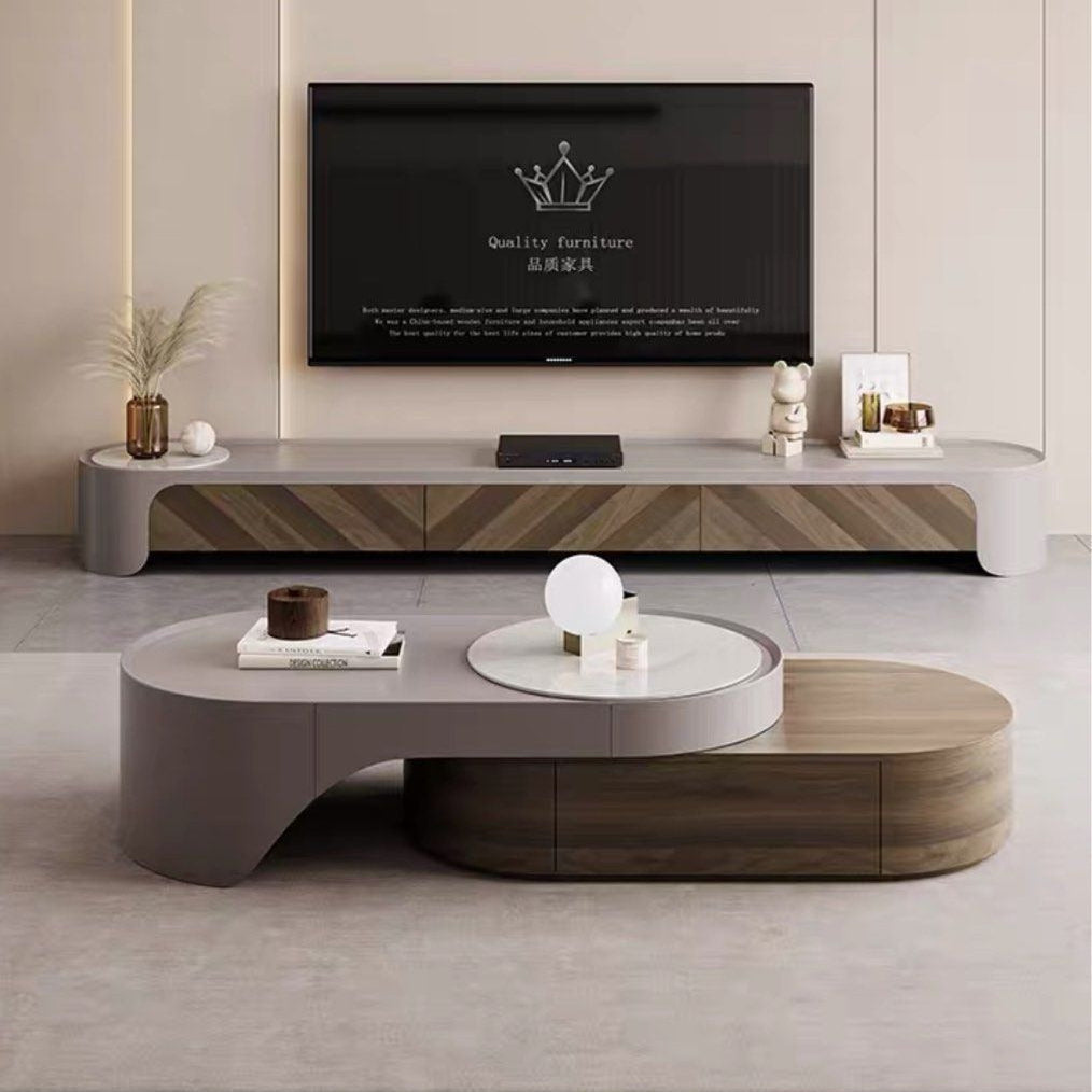 ZALBAR Modern Solid Wood TV Console - Radical Homes Singapore