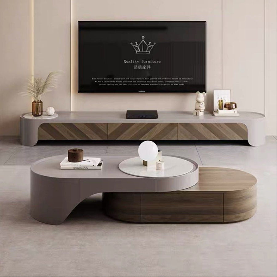 ZALBAR Modern Solid Wood TV Console - Radical Homes Singapore