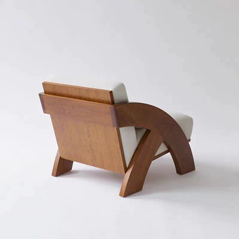ELDRAVO Modern Solid Wood Lounge Chair - Cassa Haus Singapore