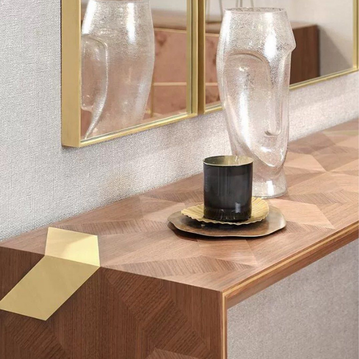 VIDAL Modern Solid Wood Hallway Console - Radical Homes Singapore