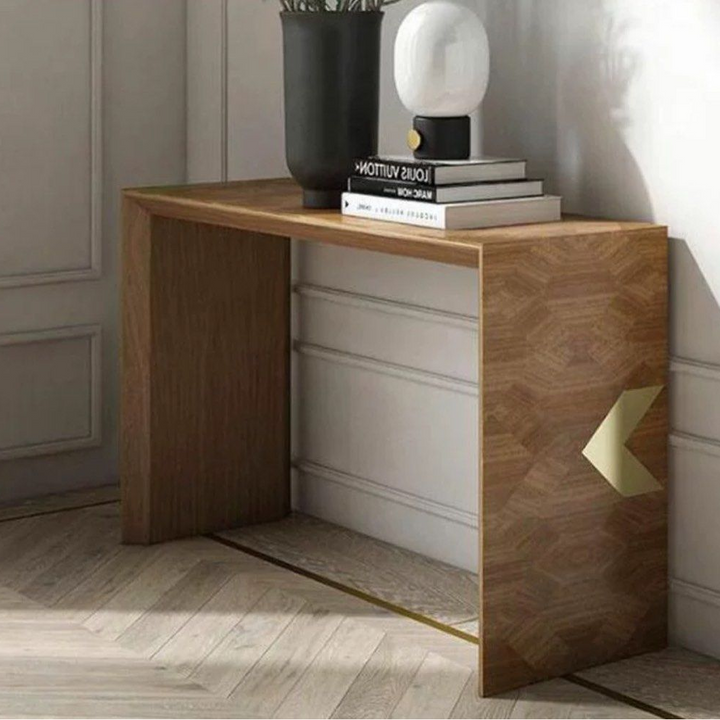 VIDAL Modern Solid Wood Hallway Console - Radical Homes Singapore