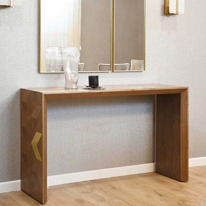 VIDAL Modern Solid Wood Hallway Console - Radical Homes Singapore