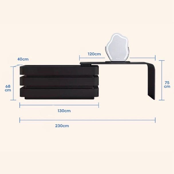 GALIBU Modern Vanity Table - Radical Homes Singapore