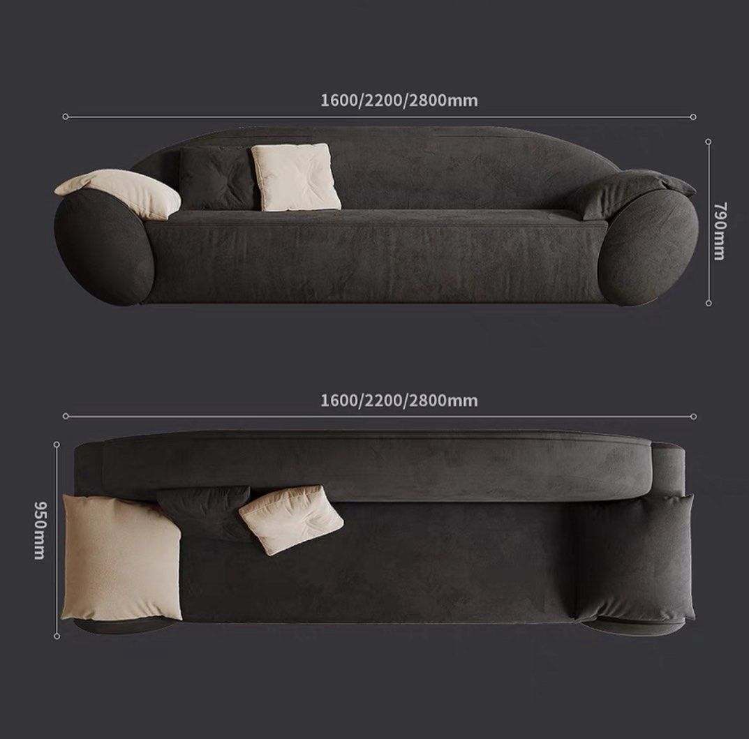 RIVARA Modern Velvet Sofa - Radical Homes Singapore