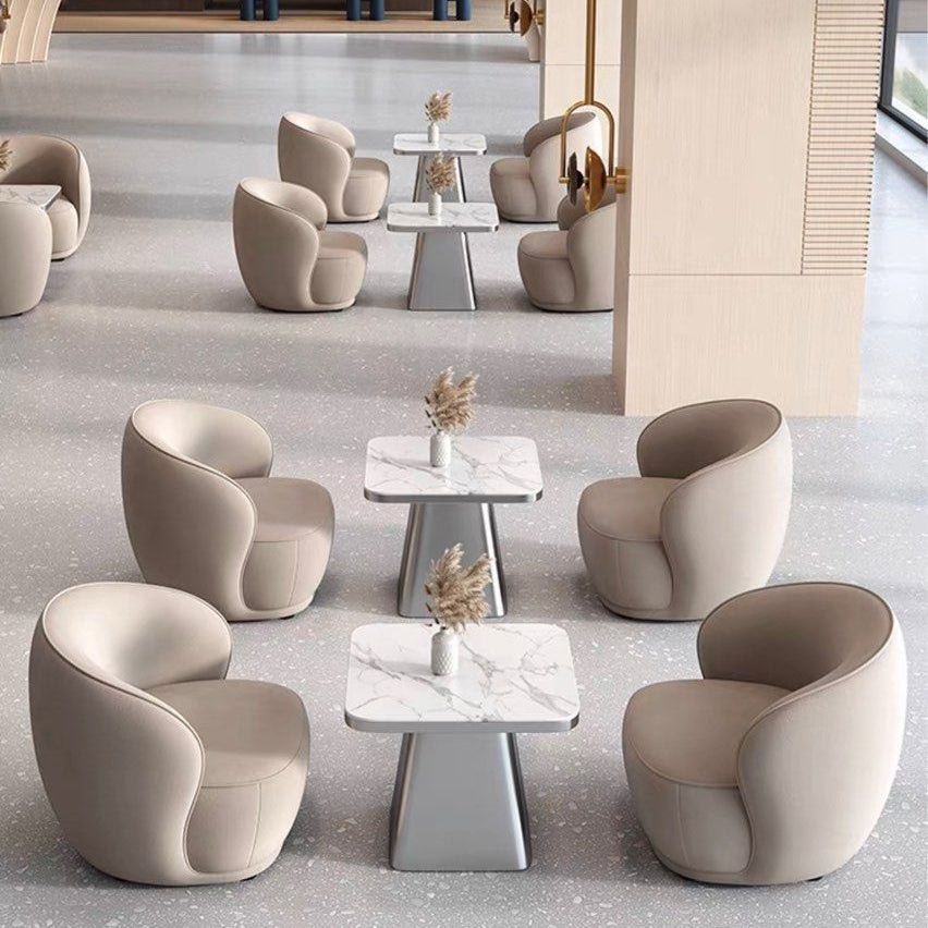 GANGNAM Modern Marble Table & Chairs Set - Radical Homes Singapore