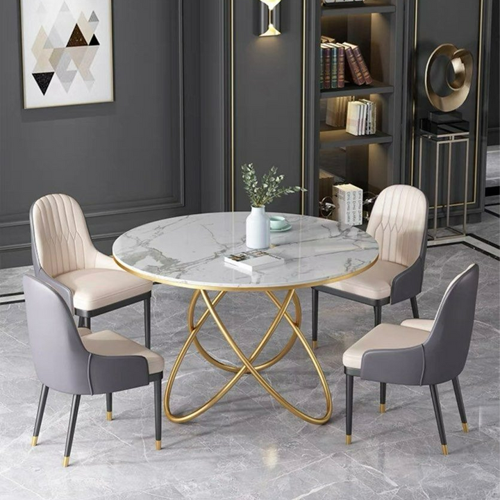 SIBSON Modern Round Dining Table - Radical Homes Singapore