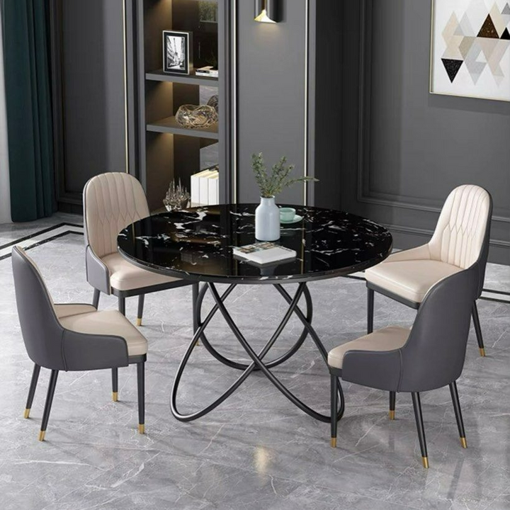 SIBSON Modern Round Dining Table - Radical Homes Singapore
