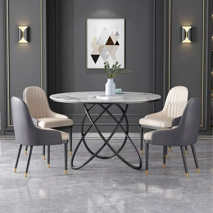SIBSON Modern Round Dining Table - Radical Homes Singapore