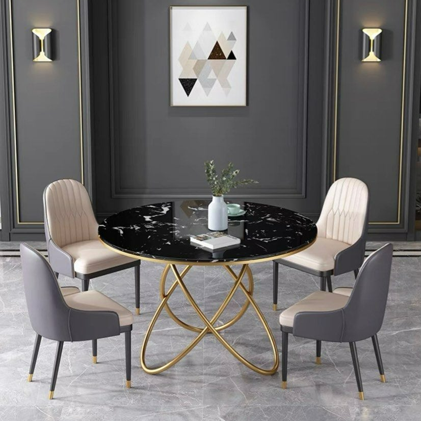 SIBSON Modern Round Dining Table - Radical Homes Singapore