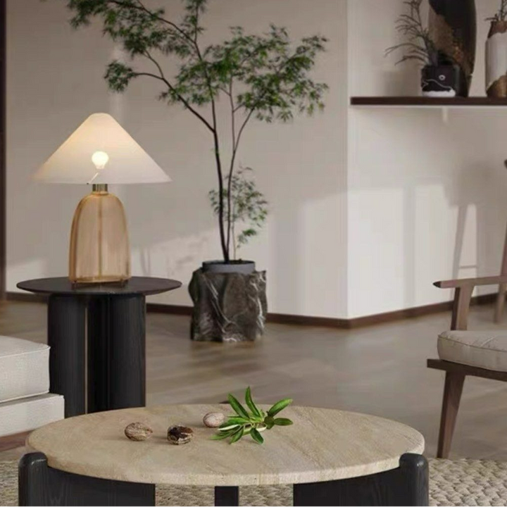 KRYN Rustic Solid Wood Side Table - Radical Homes Singapore