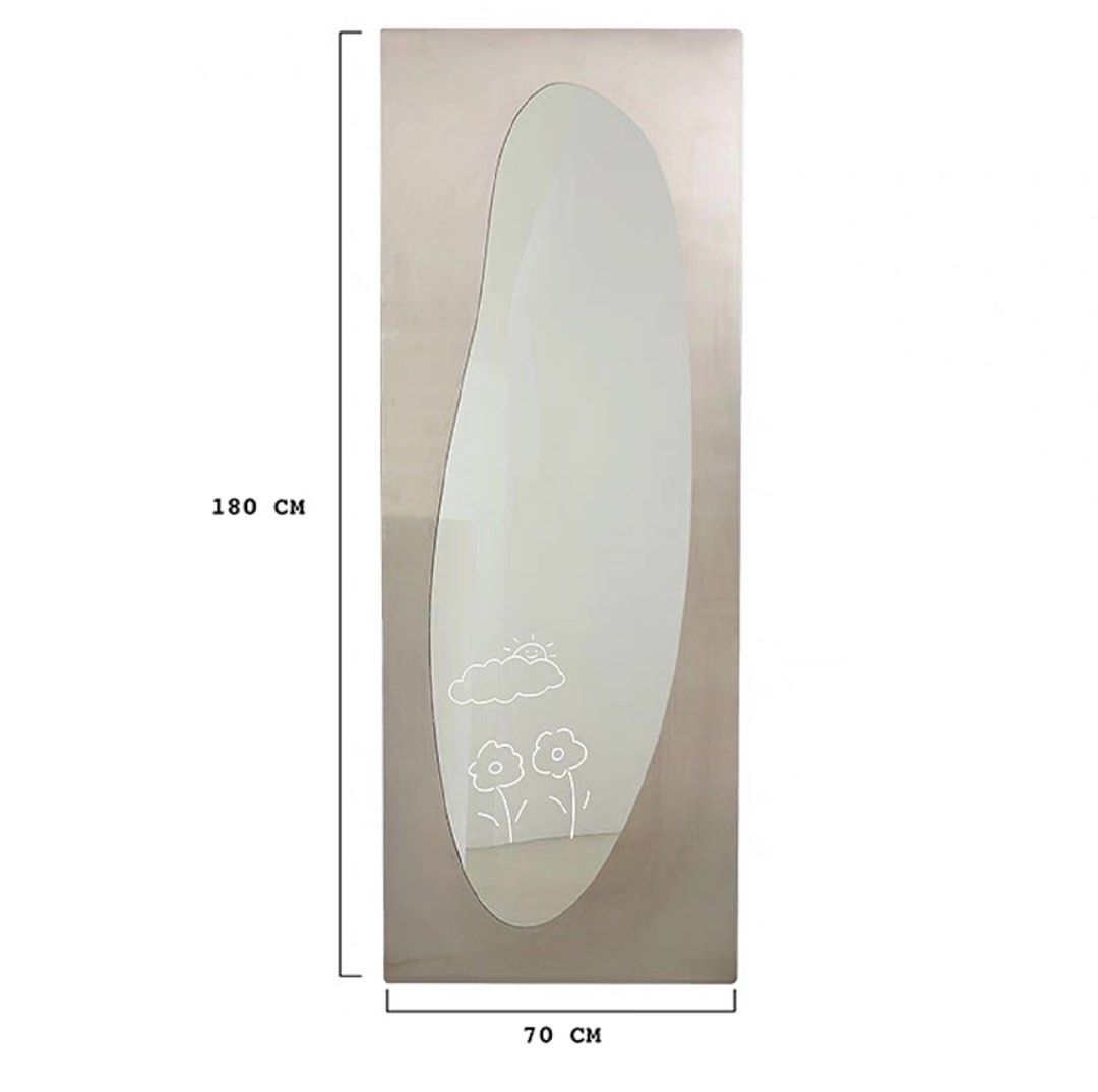 GAVRIL Modern Stainless Steel Mirror - Radical Homes Singapore