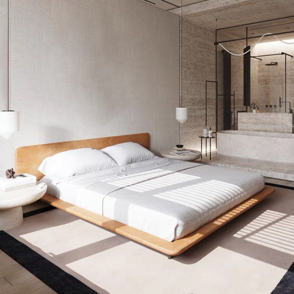 GEDEN Modern Leather Bedframe - Radical Homes Singapore