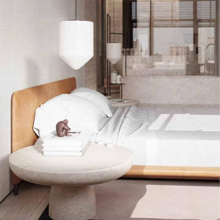 GEDEN Modern Leather Bedframe - Radical Homes Singapore
